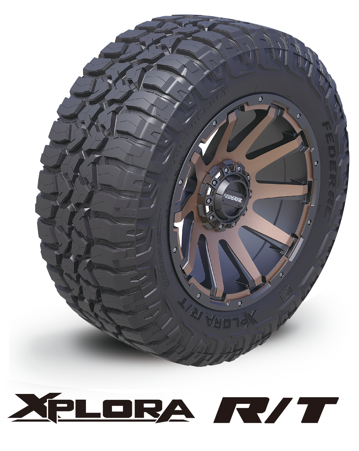 37X12.50R17LT-10PR FEDERAL XPLORA R/T